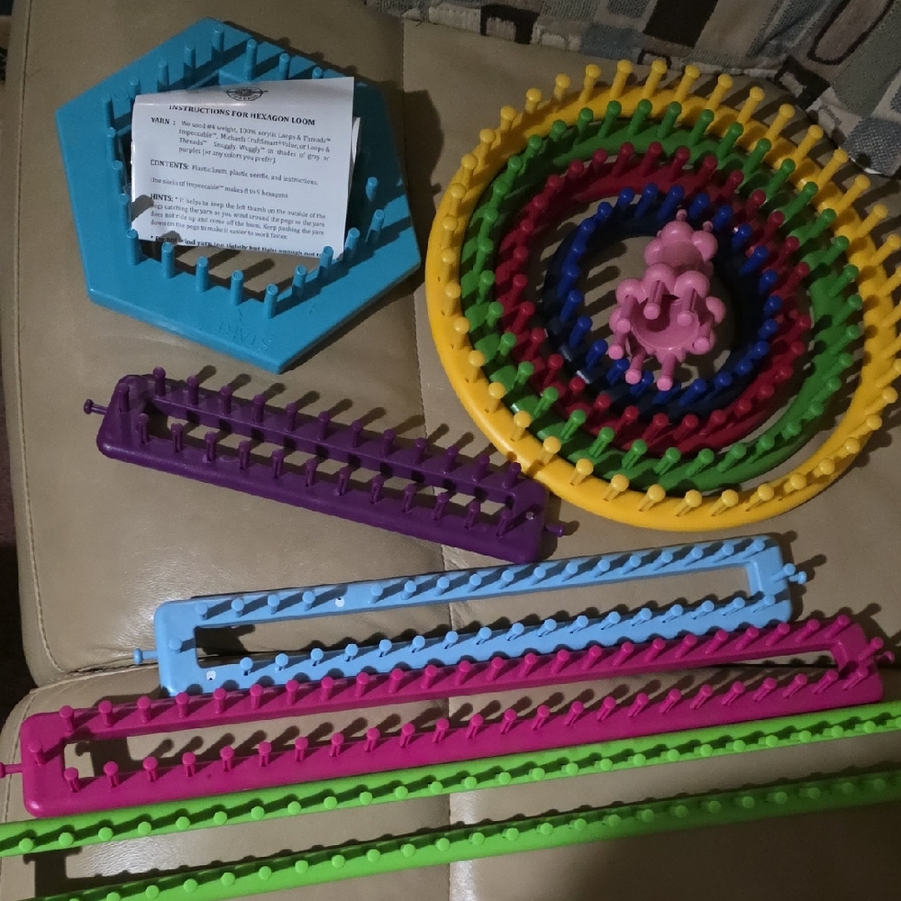 Colorful Knitting Loom Set 10 Pcs